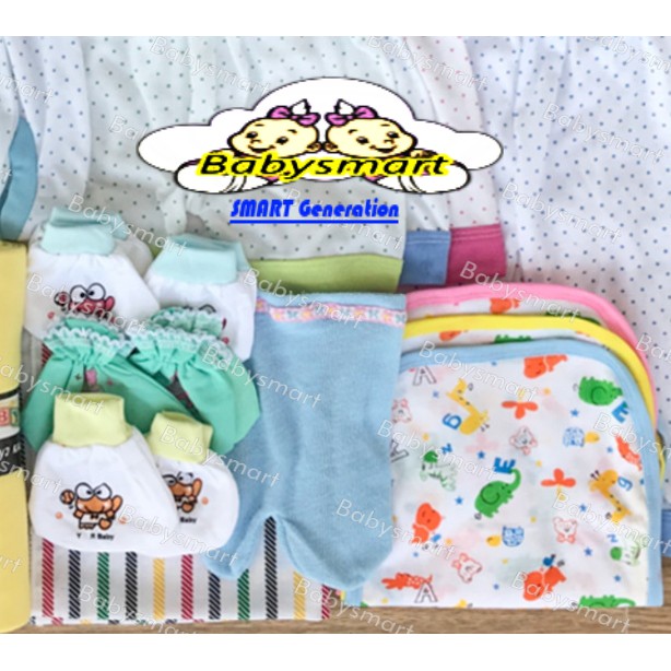 Babysmart - Paket Hemat Perlengkapan Baju Bayi Baru Lahir (New Born) POLKADOT Ekonomis dan Hemat 03