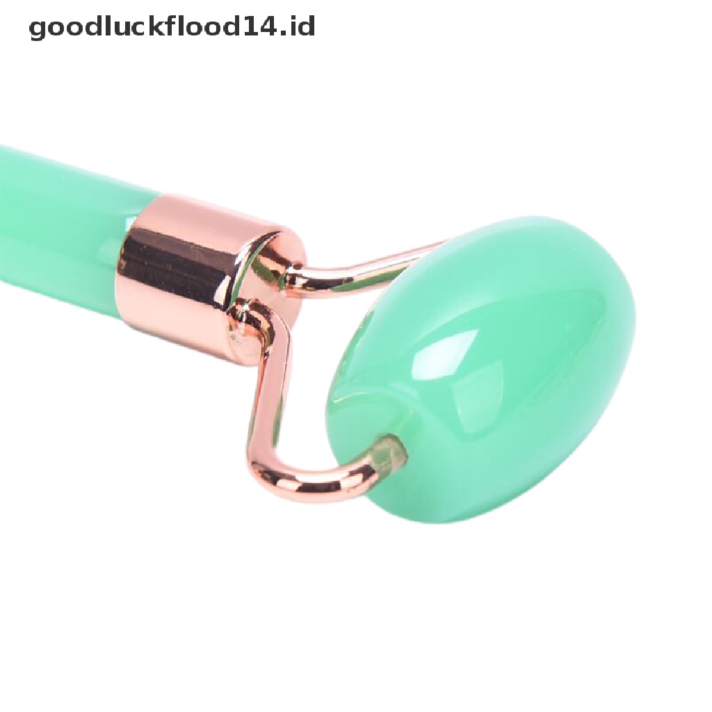 [OOID] Double Headed Massage Gua Sha Jade Facial Roller Face Lift Up Skin Care SPA Tool ID