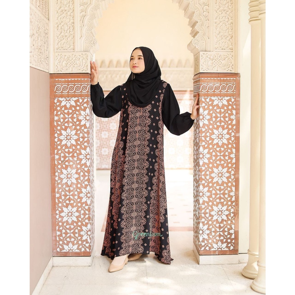 Greenism Dress Hunai Abaya Quality Premium Syari'i