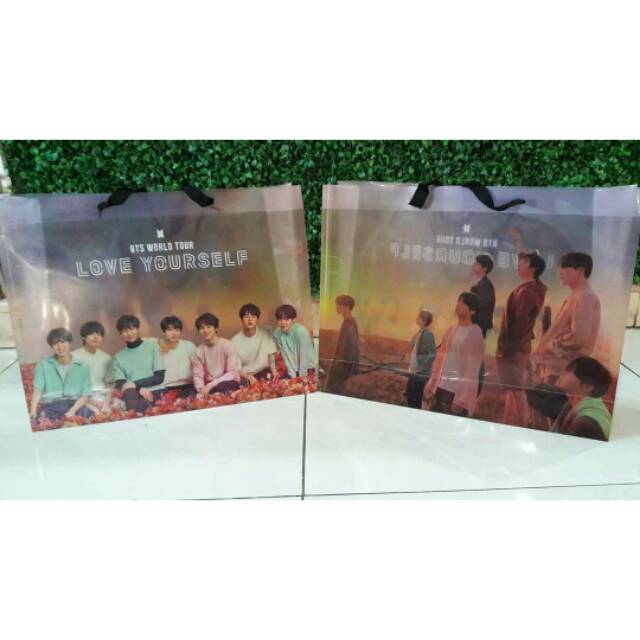 BTS BAG - BTS PLASTICK BAG - BTS TOTE BAG