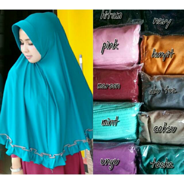 Jilbab renda list