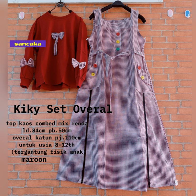 Kiky Set Overall Kids By Sancaka