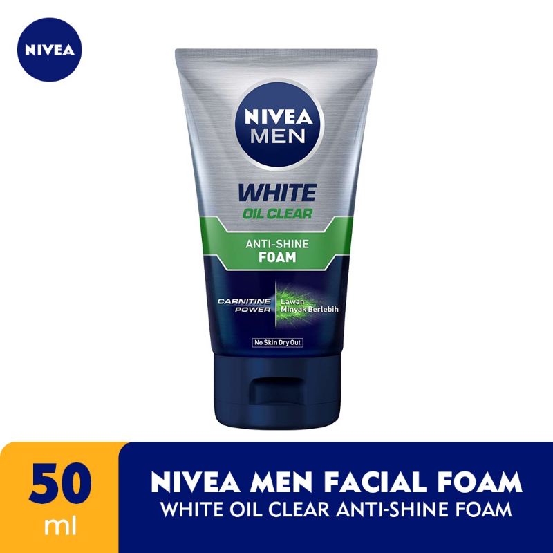 Nivea Men white oil clear Anti-shine foam 50ml&amp;100ml