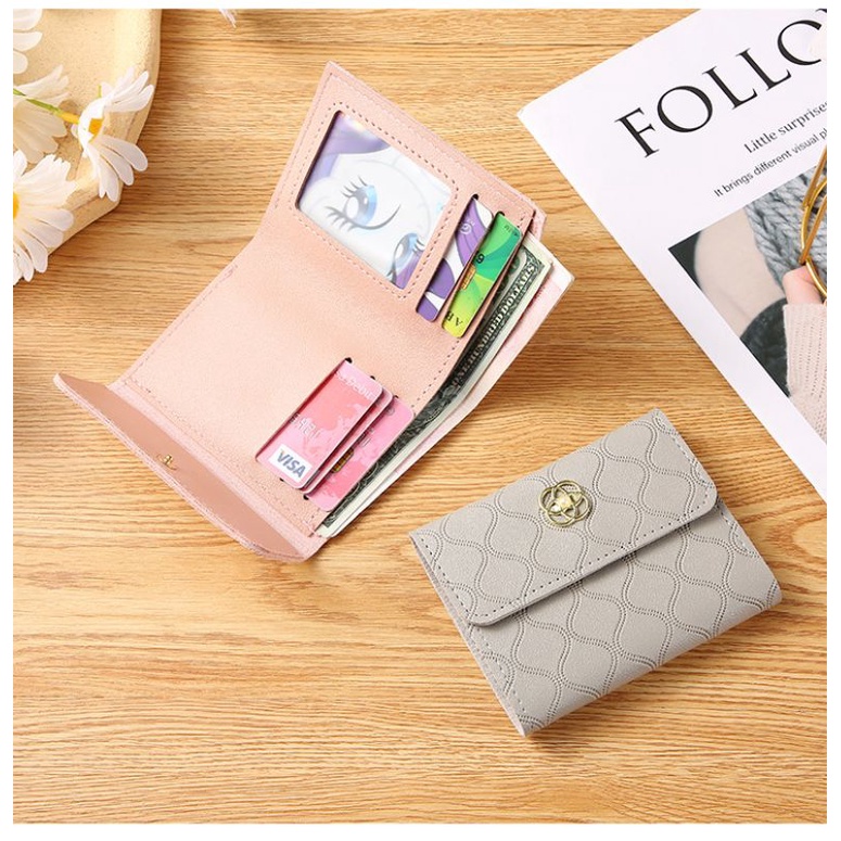 EV D 2212 Dompet Lipat Mini Wanita Korea / Dompet lipat Murah