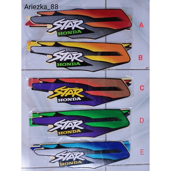 Striping Honda Astrea Star 1997 1998 / stiker bodi motor astrea star 97 98