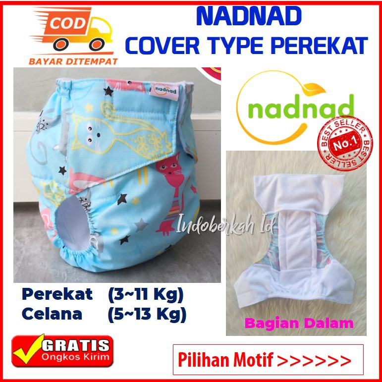 Popok Kain Bayi Clodi Celana Murah Cover Perekat Bb 3 11 Kg Celana Bb 5 13 Kg Nadnad Sakina Shopee Indonesia