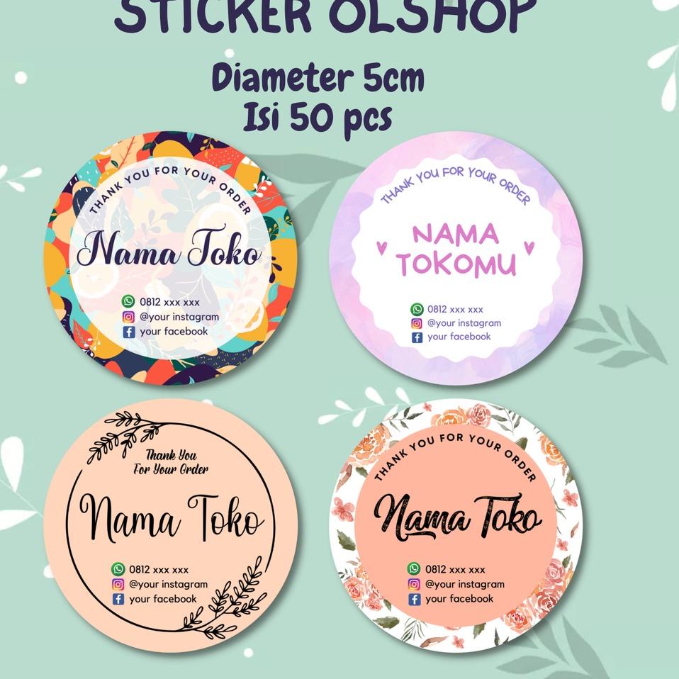 

«TREND» [50 pcs] Sticker Online Shop - Sticker kemasan - Sticker Label - Stiker olshop - sticker olshop murah - Sticker segel produk - Sticker toko - Kemasan produk new