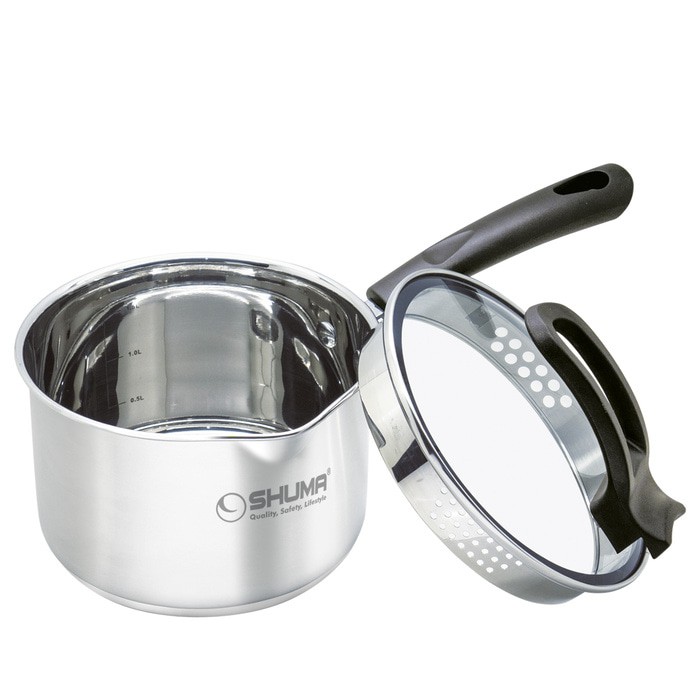Jual SHUMA Stainless Steel Saucepan Elena 16 cm 1.5 L (Panci) | Shopee Indonesia