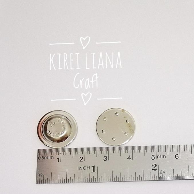 

MAGNET PIN DADA POLOS NAME TAG PAPAN BULAT 17- ISI 50 PCS SDFD354154