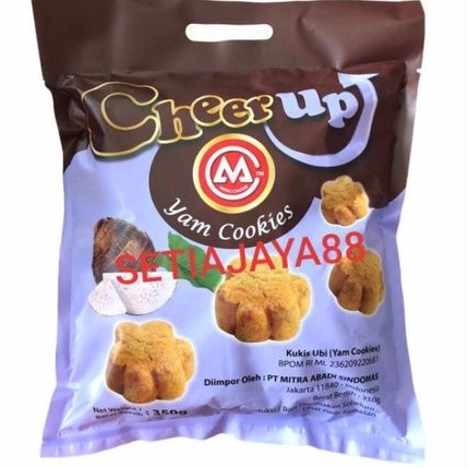

CHEER UP YAM COOKIES/BISKUIT KUKIS UBI/MENG CHOON YAM COOKIES 350 GRAM
