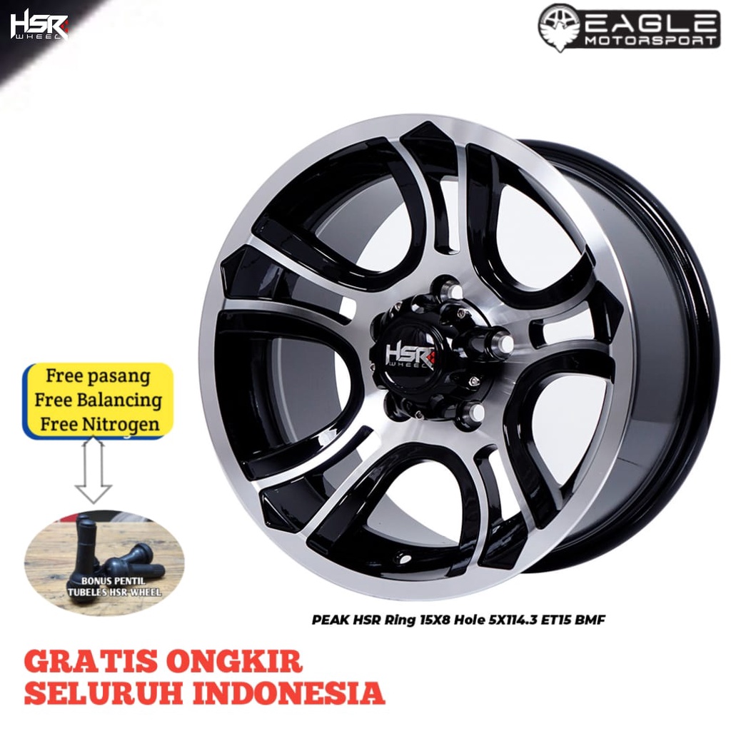 Velg R15 Pelek Innova Xpander Terios Rush Pelek ORIGINAL HSR PEAK Ring 15
