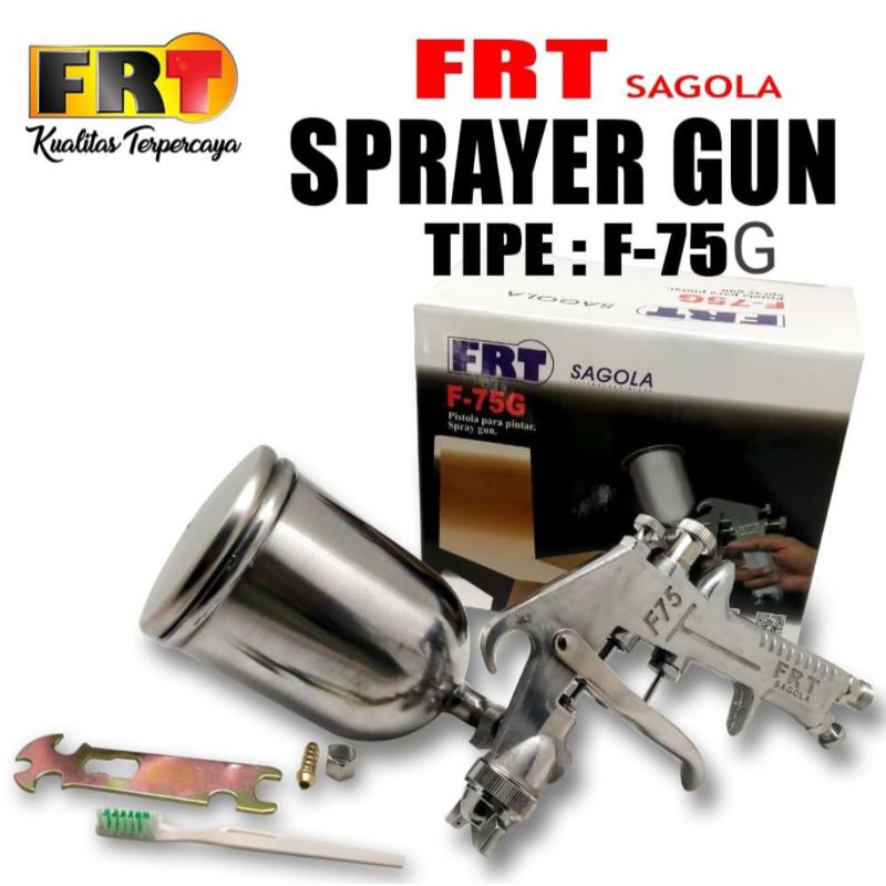 Sprayer Udara Sagola FRT F75G Tabung Atas 400cc Noozle 1,5mm - Alat Semprot Angin