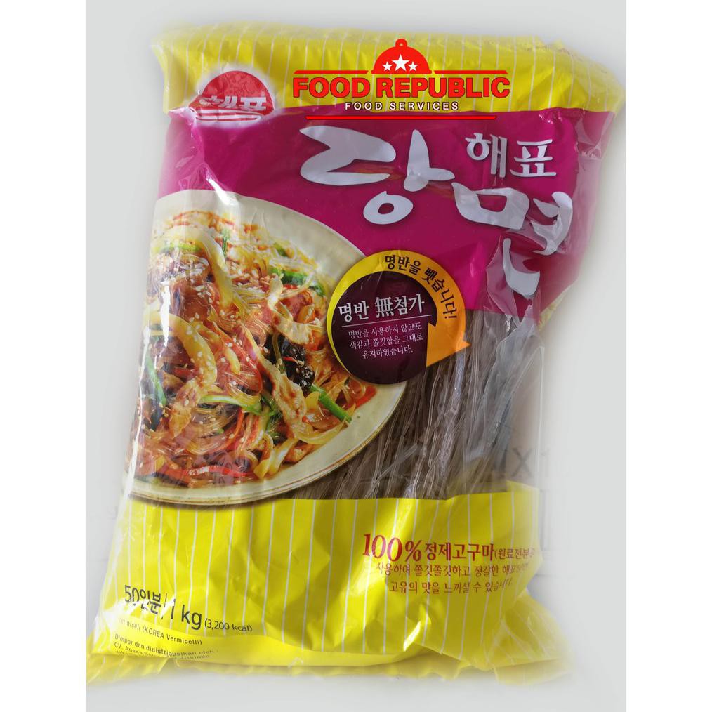 

{BISA COD} SAJO SOUN KOREA - KOREAN VERMICELLI - DANGMYEON 1 KG BAHAN JAPCHAE ENAK BIG SALE [Kode