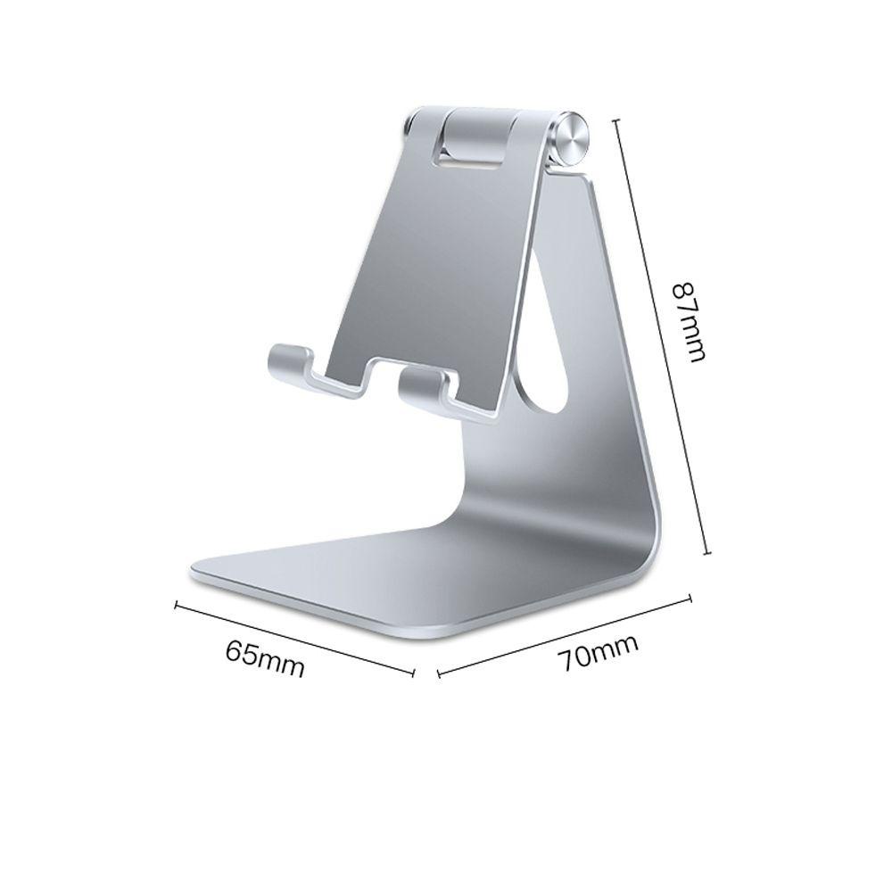 Agustina Dudukan Ponsel Rotasi Paduan Aluminium Aksesoris Ponsel Tablet Stand Desktop Phone Holder Mobile Phone Cradle Laptop Stand