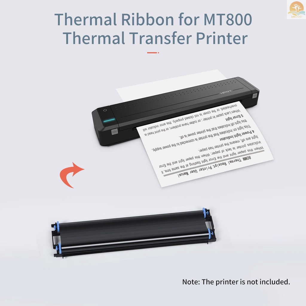 (MMOI) Hprt 2 Rol Pita Transfer Thermal Dengan Funtion RFID Untuk Printer Thermal MT800 A4