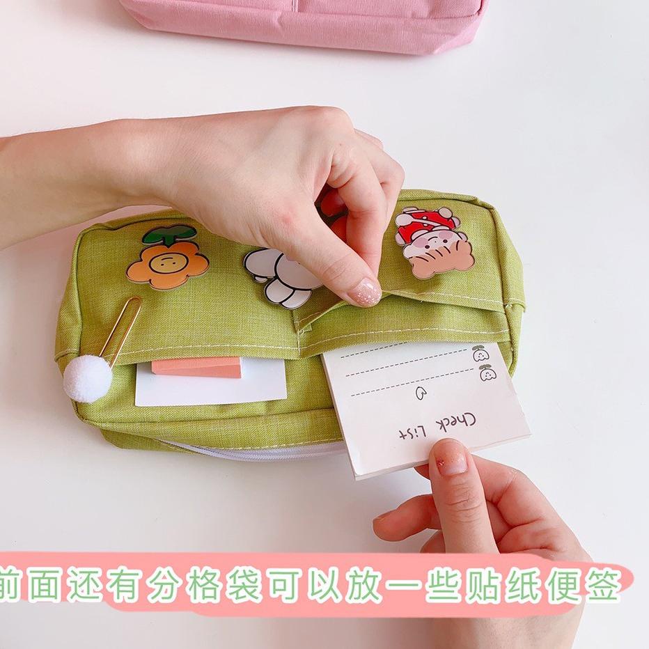 

VQMA TEMPAT PENSIL - CUTE FRIENDS LARGE CAPACITY CANVAS PENCIL CASE 2020