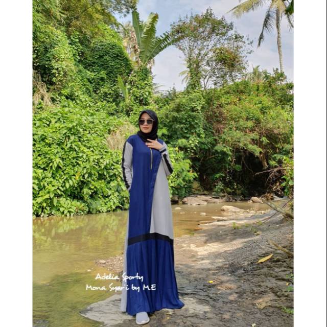 GAMIS SPORTY - ADELIA SPORTY ORIGINAL MONA SYAR'I