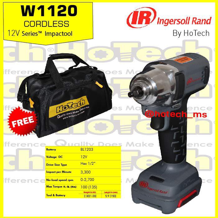 IR-W1120 | Ingersoll Rand | Cordless Impact Wrench 6mm (Unit Only)
