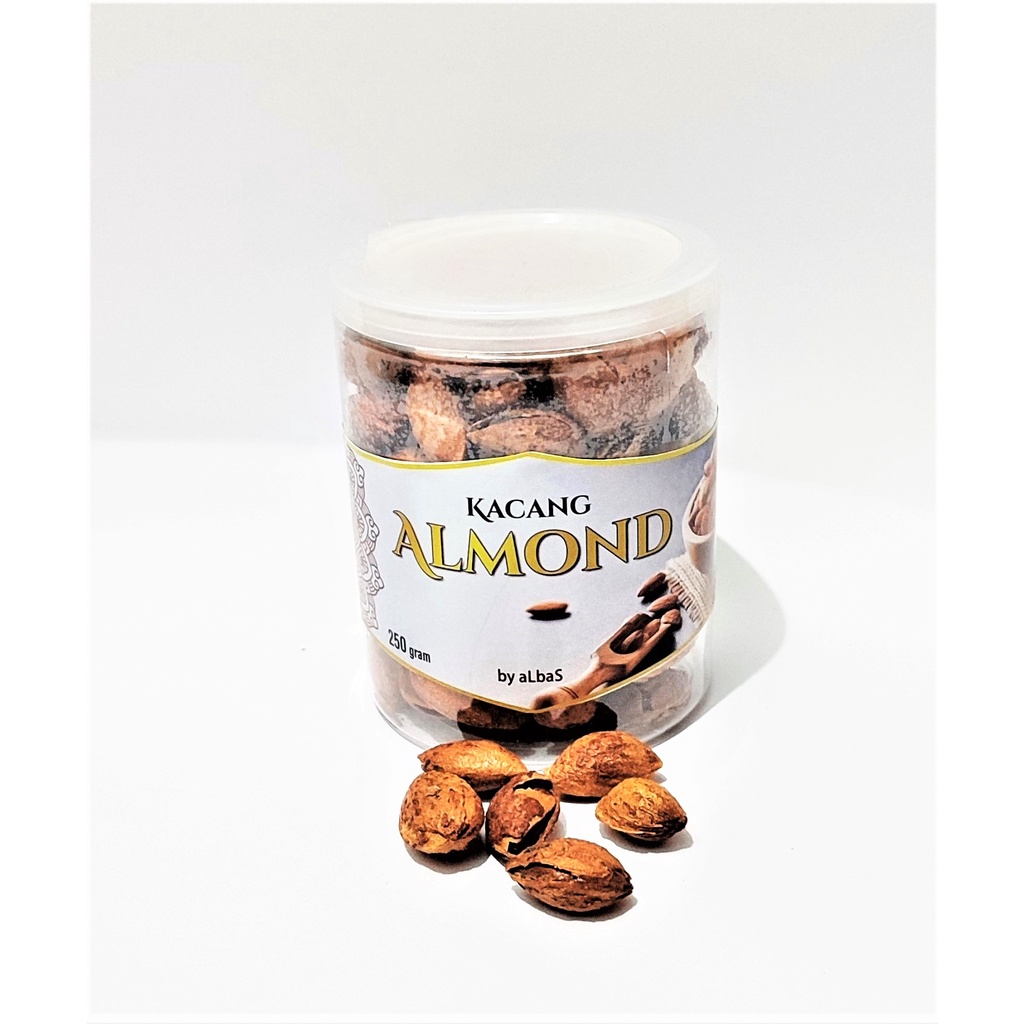 

Kacang Almond Butter Susu / Kacang Oleh2 Haji 250 Gram