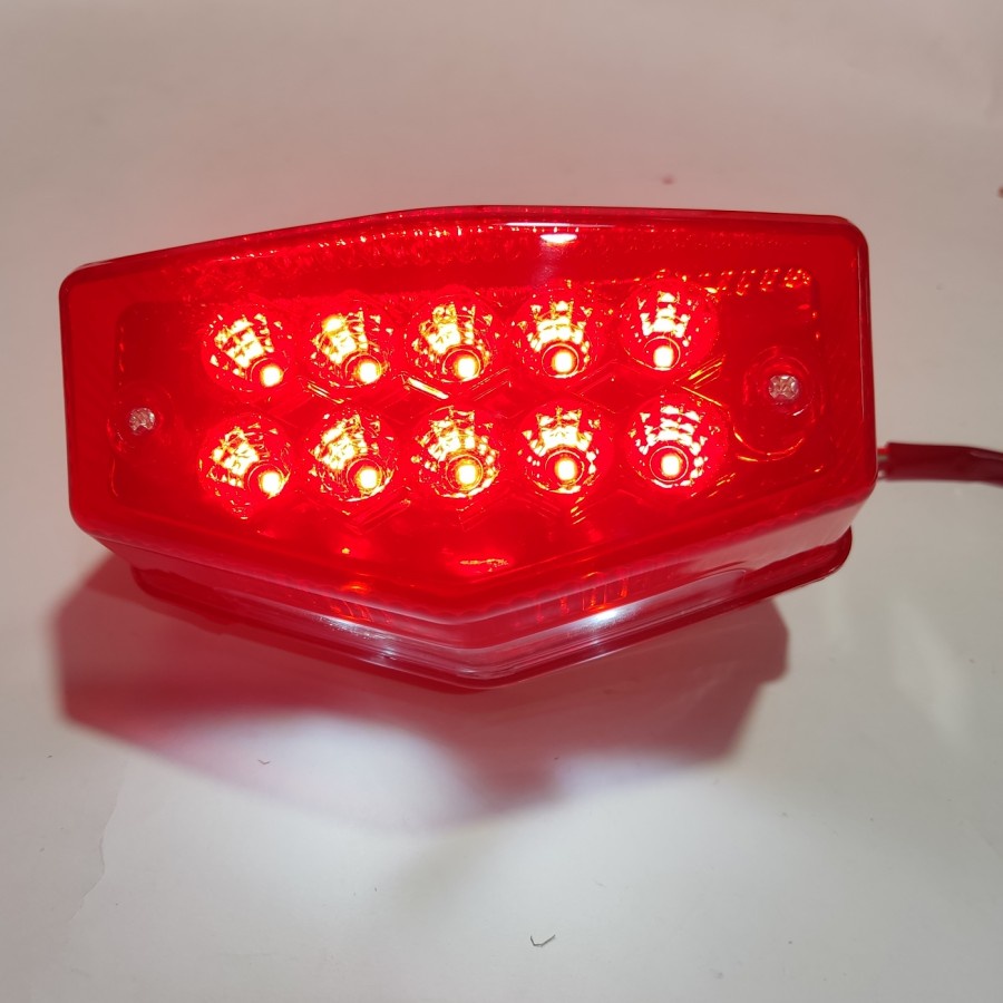 Lampu stop atau lampu belakang RX king led mika hitam