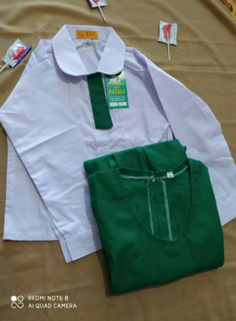 Seragam Tk seragam MI seragam Muslimat seragam sekolah seragam panjang warna hijau