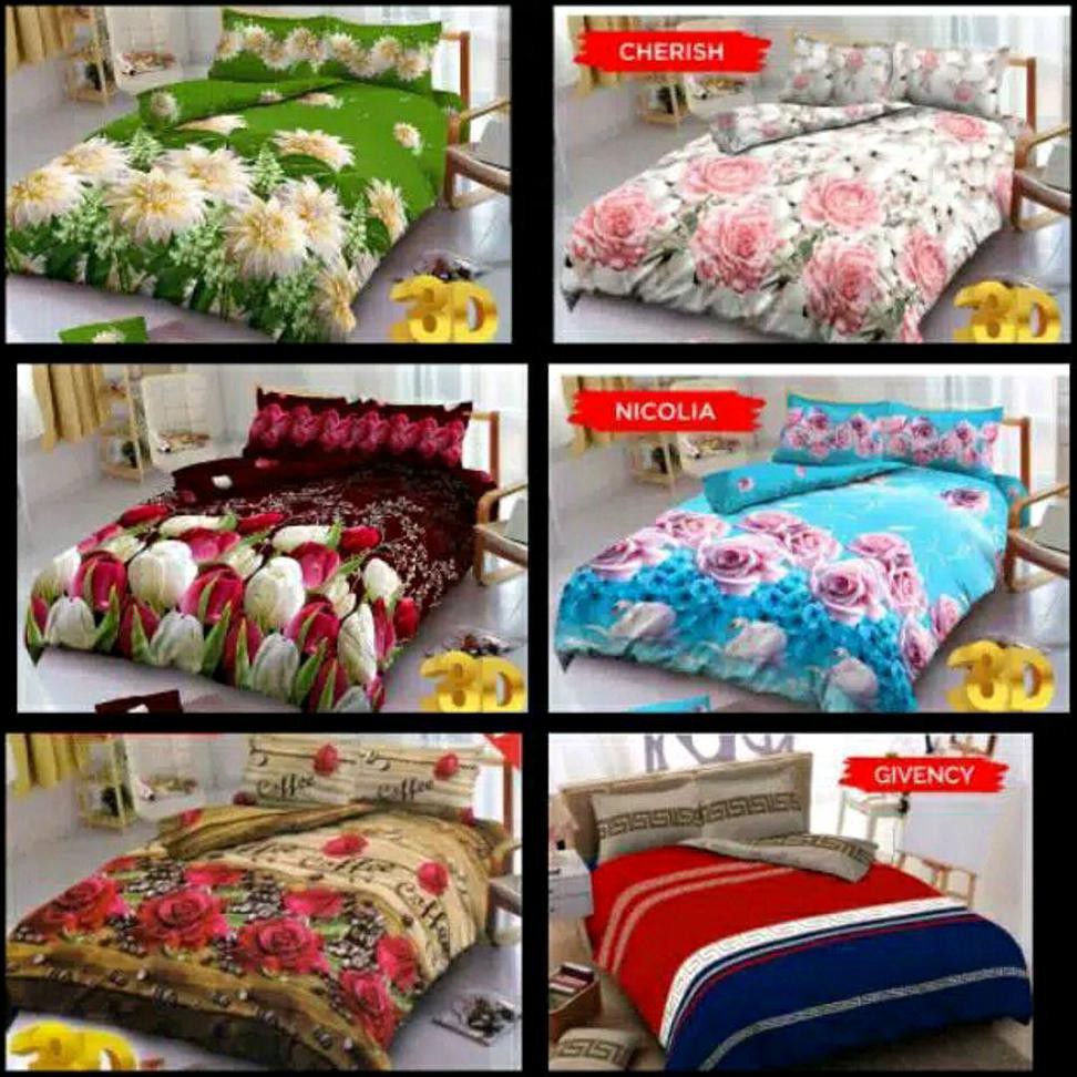 TERLARIS  Bedcover Kintakun Sprei Rumbai TERBARU