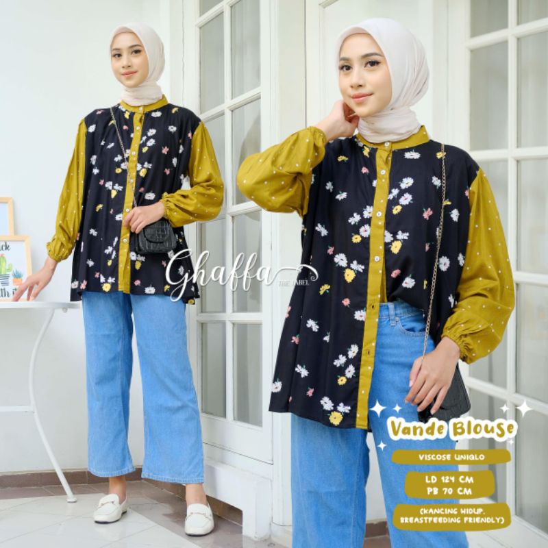 Vande blouse motif cantik by ghaffa label