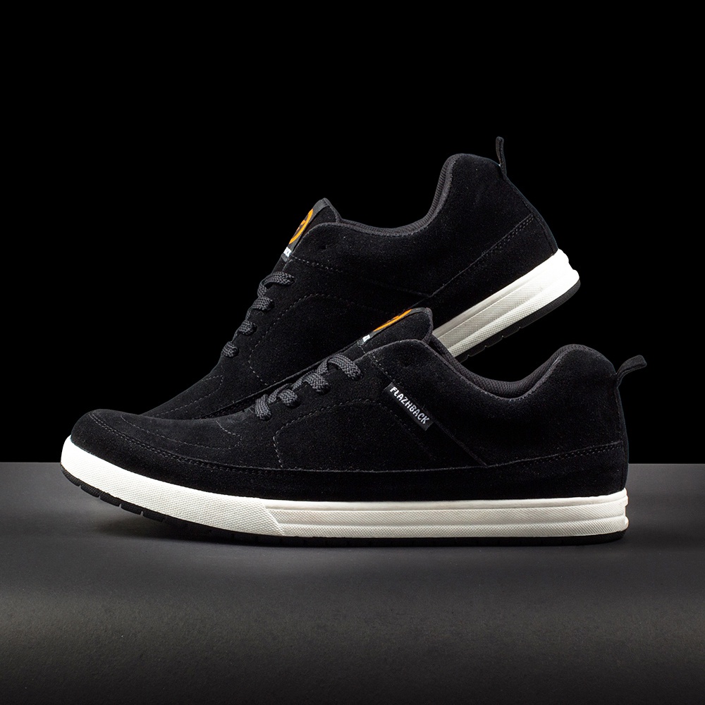 CHARLES BLACK |ManNeedMe x FLAZHBACK| Sepatu Sneakers Pria Casual Shoes ORIGINAL