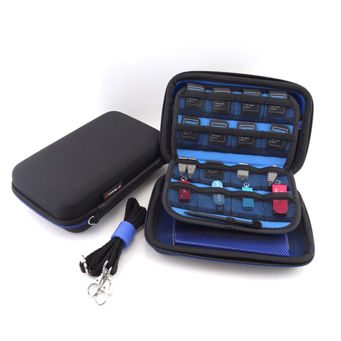 MNB010 Tas Gadget Hard Case Organizer dengan Tali shoulder Selempang