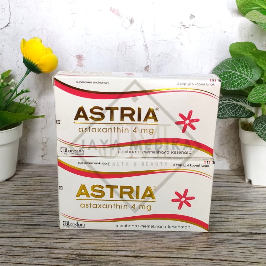 Astria Astaxanthin 4 Mg isi 12 kapsul Suplemen