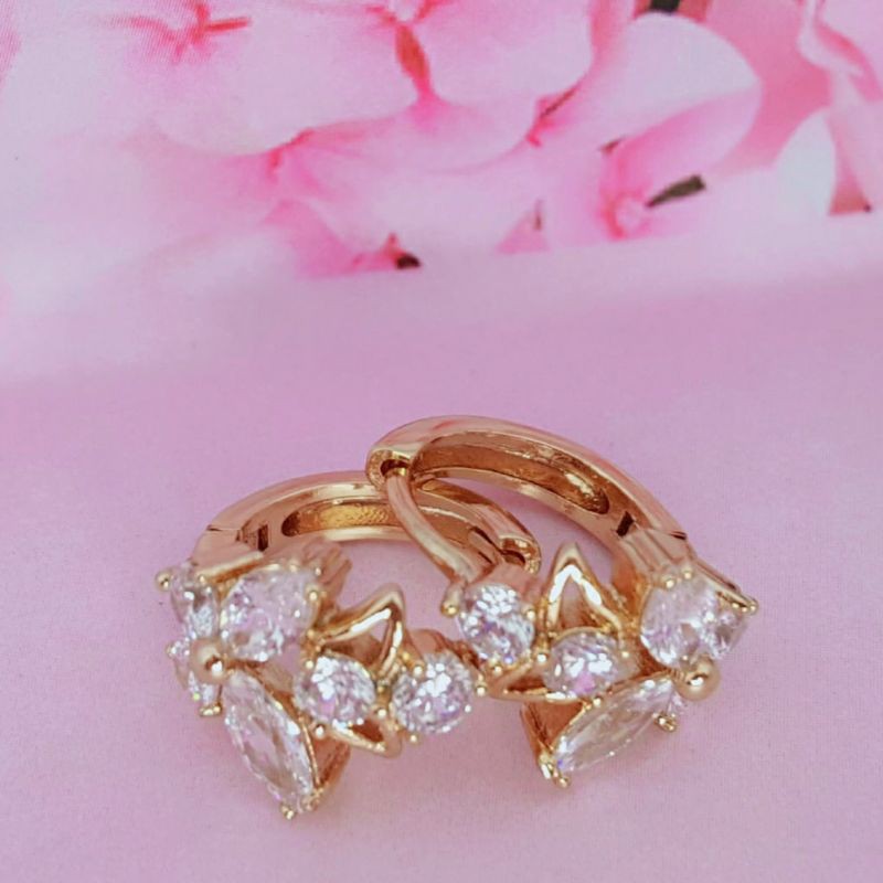 anting xuping lapis emas