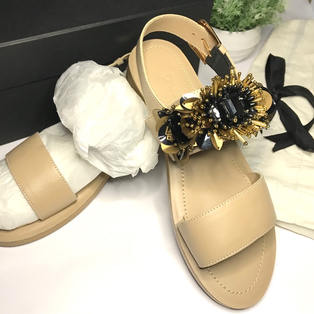 PVRA sandal wanita duvva nude size 37
