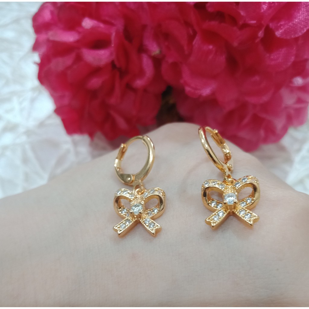 Anting gold xuping permata bintang 24k