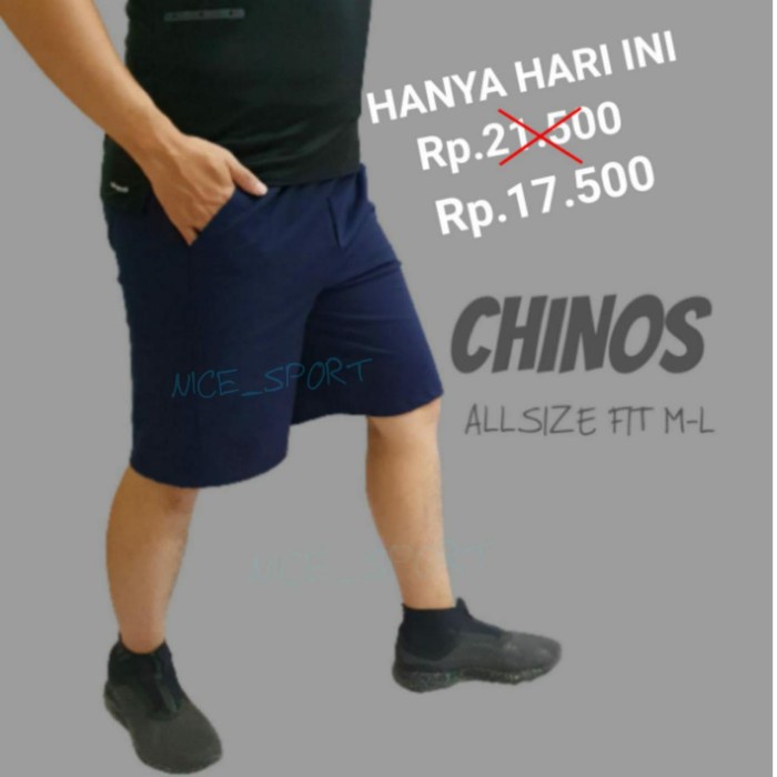 celana pendek pria chinos jumbo celana pendek adidas grade ori