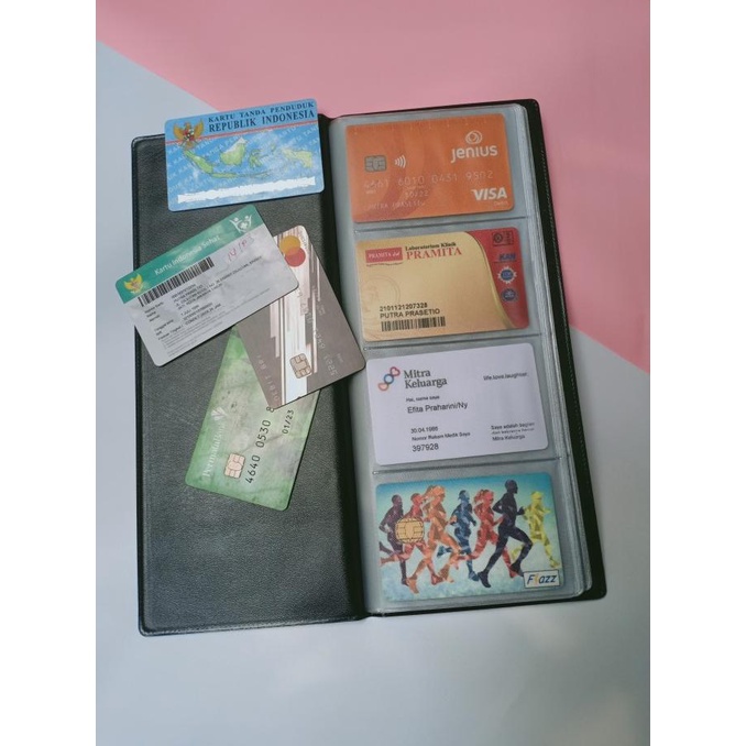

(((READY COD))) Name Business Card Holder Tempat Buku album Kartu nama kredit 128 PROMOKode 3150