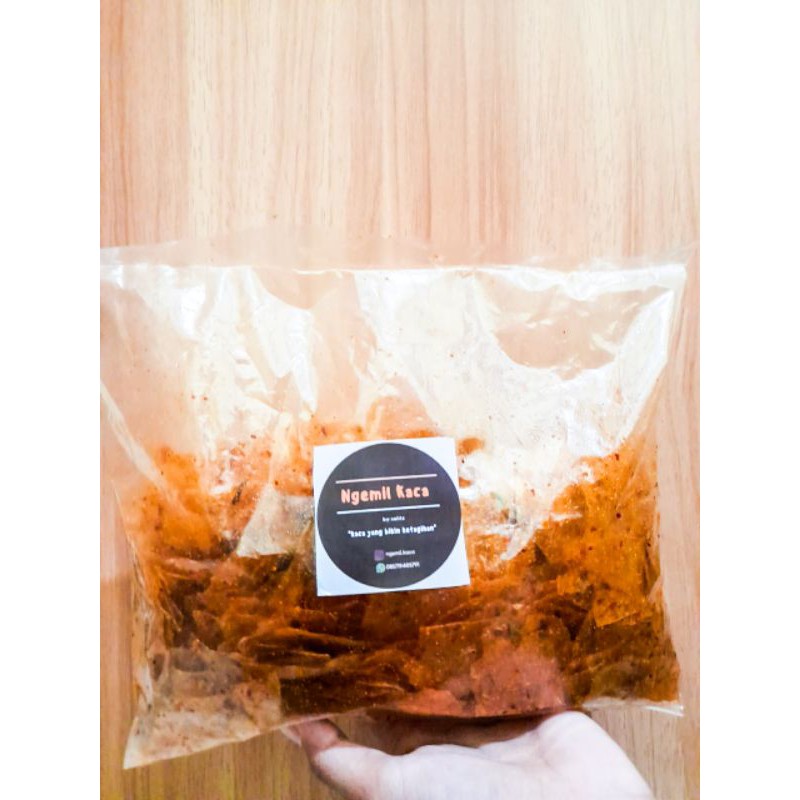 

Keripik Kaca Ekstra Pedas 250 gr