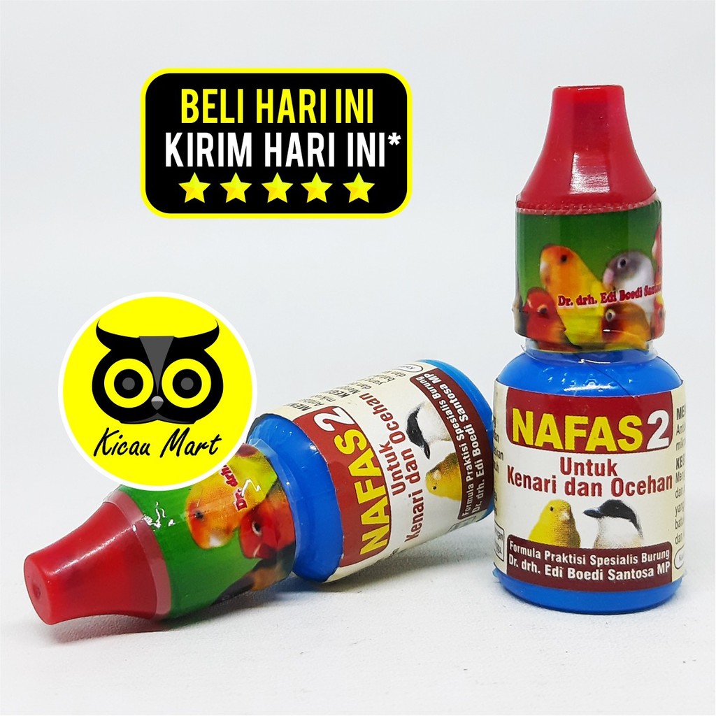 OBAT BURUNG KENARI LOVEBIRD MURAI NAFAS 2 DR. EDI BOEDHI ATASI SAKIT PERNAFASAN KRONIS SERAK VNADUKS