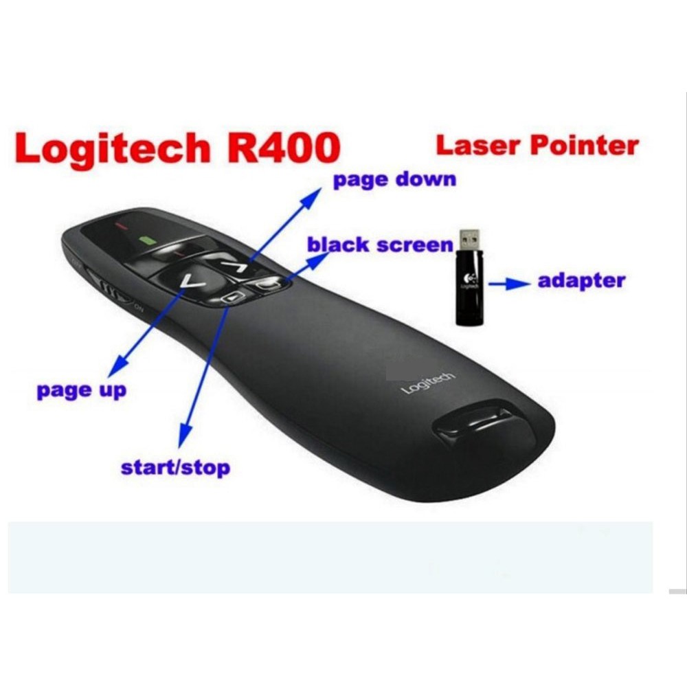 LASER POINTER PRESENTER LOGITECH R400