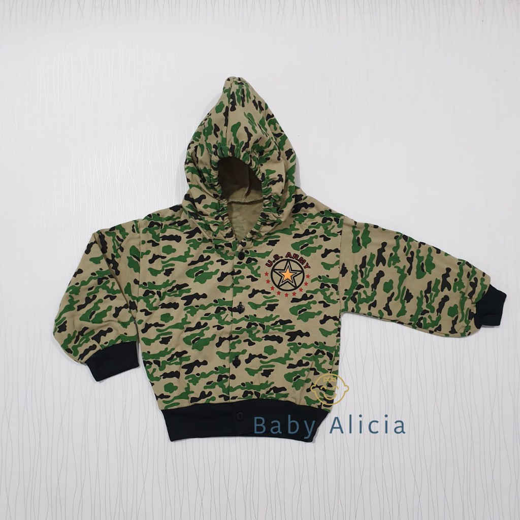 COD Bayar Di Tempat Jaket bayi laki-laki motif army bahan bagus pakaian anak cowo