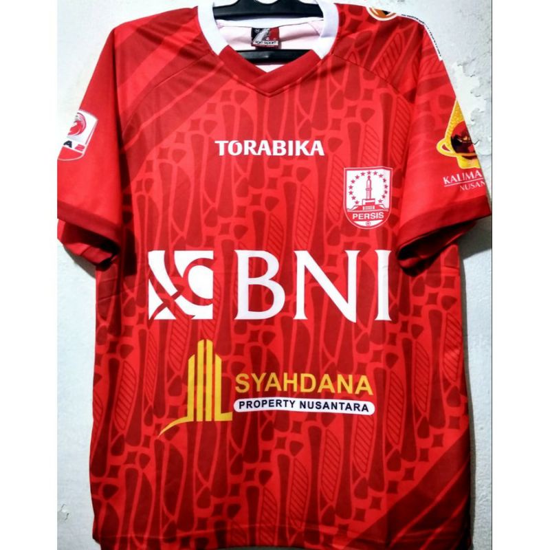 Jersey Persis Solo Home 2018 Liga 2 Merah Printing Terbaru Lokal