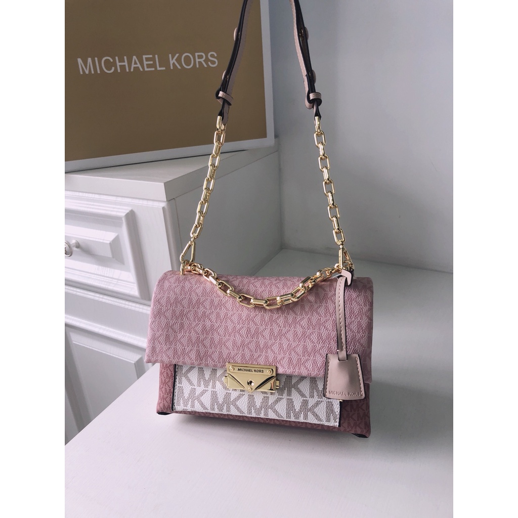 Michael Kors   012 m-k new cece series medium old flower patchwork leather commuter OL style shoulder bag messenger bag