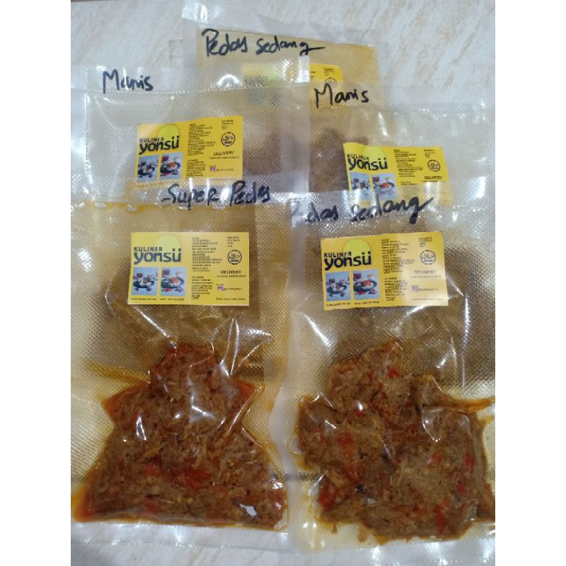 

vakum ayam bumbu rujak