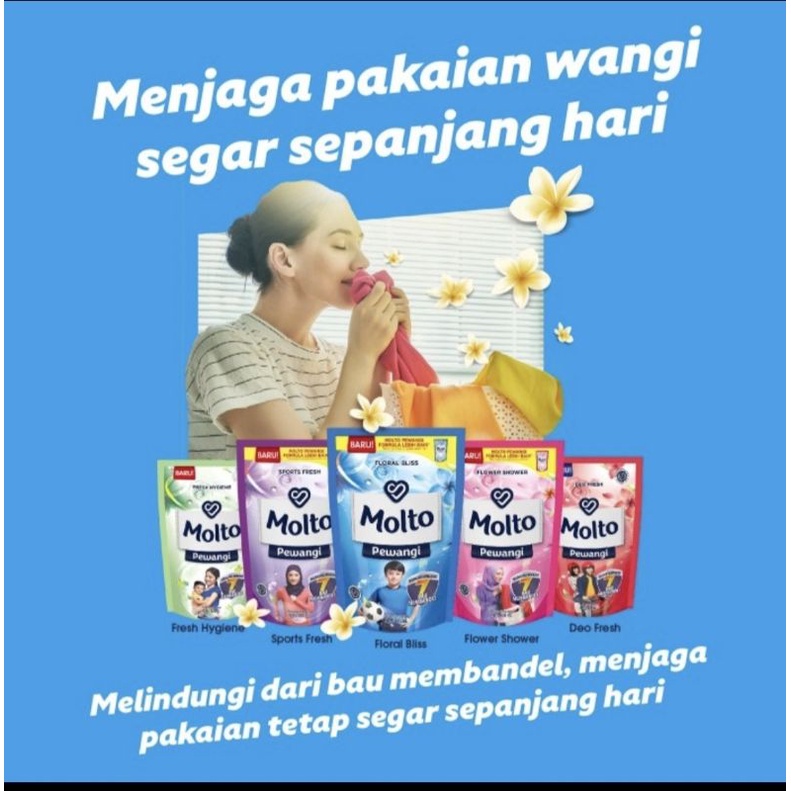 Molto 820 ML Pouch Pewangi Pelembut Pakaian Termurah