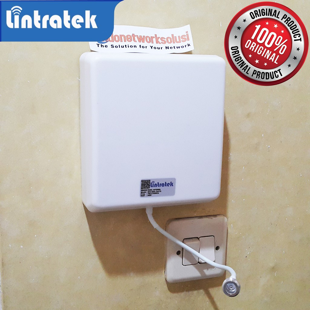 Antena Penguat Sinyal indoor OMNI PANEL WALL DINDING 2G 3G 4G untuk Repeater Lintratek ORIGINAL
