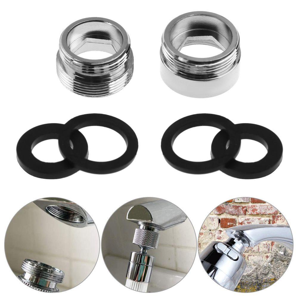 Suyo Tap Aerator Konektor Dengan washer Metal Aerator Adapter Hemat Air