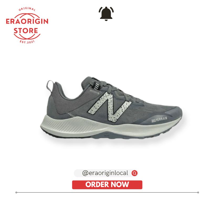 Sepatu Sneaker Pria New Balance Trail Nitrel V4 Grey Original