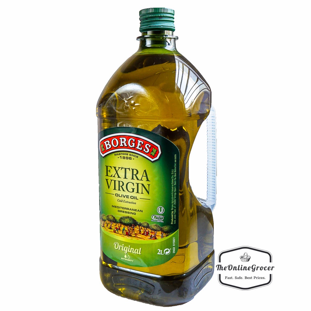 Borges Extra Virgin Olive Oil 2L - Minyak Zaitun Murni Cold Pressed