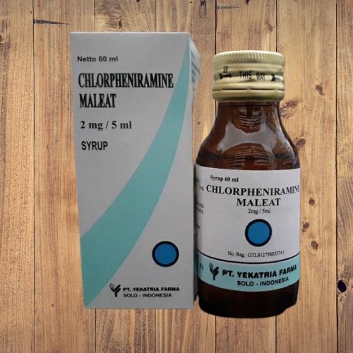 Jual CHLORPHENIRAMINE MALEAT SYRUP 60ML // SYRUP CTM (YEKATRIA