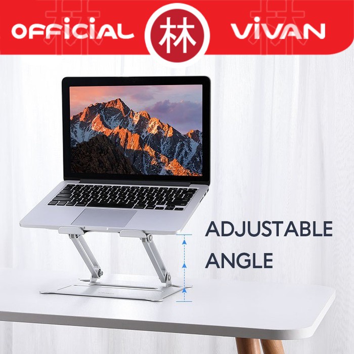 Vivan VLS01 Aluminum Alloy Liftable &amp; Foldable Cooling Stand Laptop