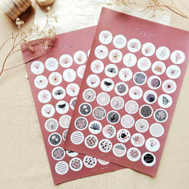 

FLOWER DOT STICKER